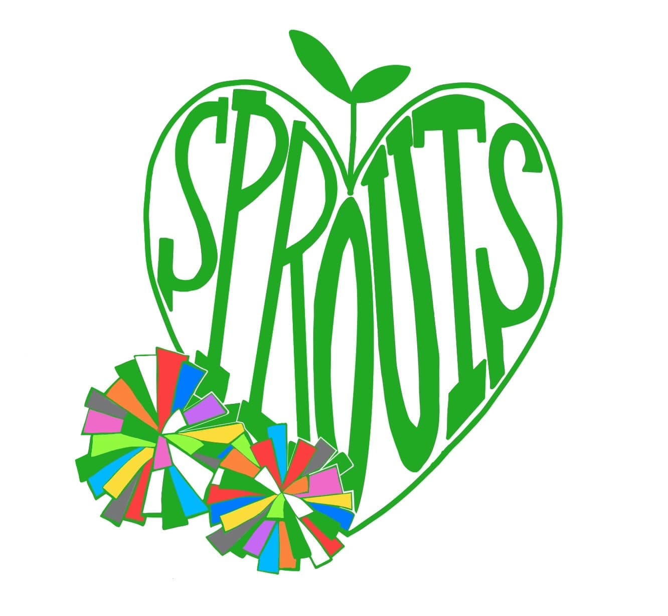 チアダンスチームSproutsのロゴ